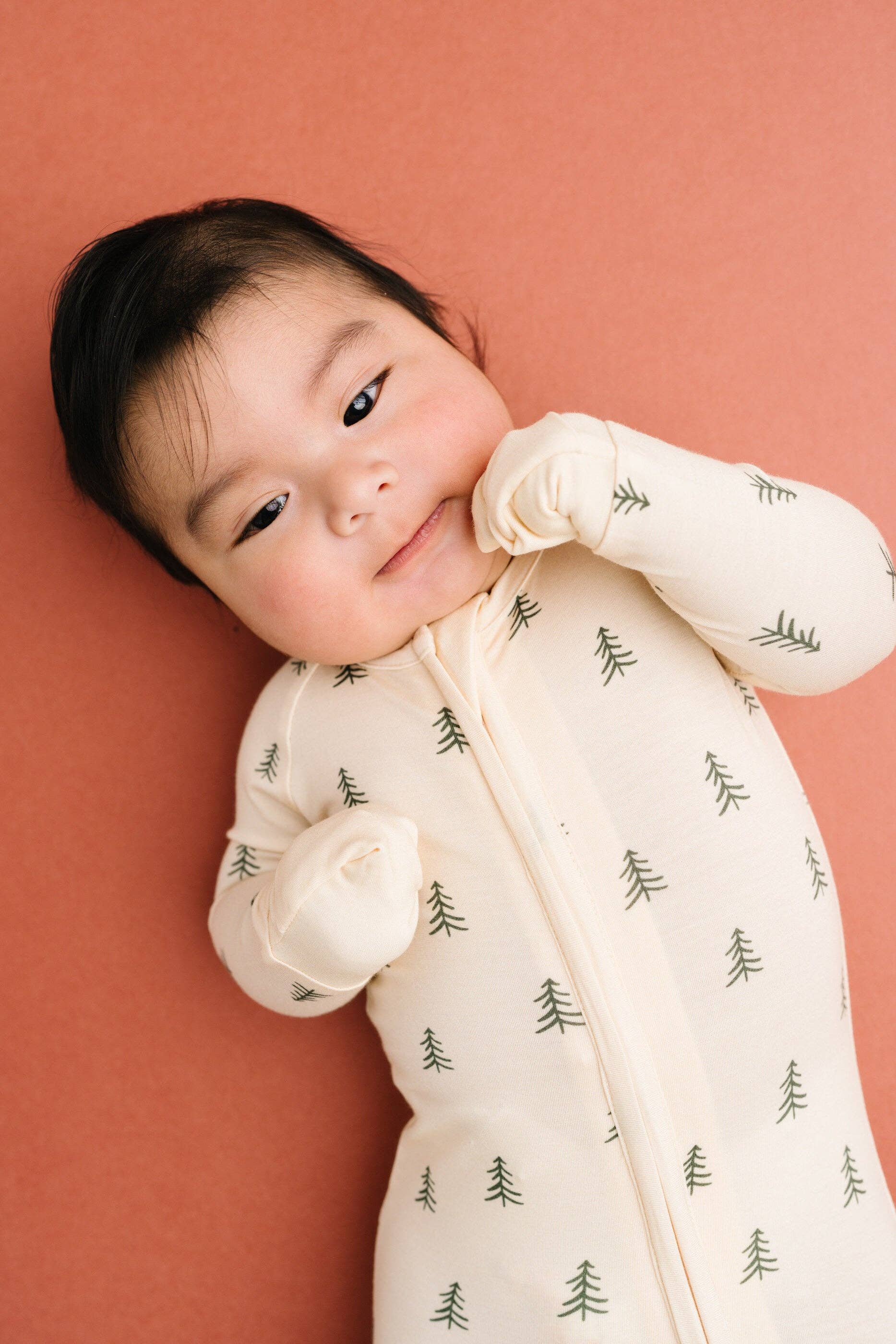 Little One Shop Bamboo Convertible Romper - Pine Forest