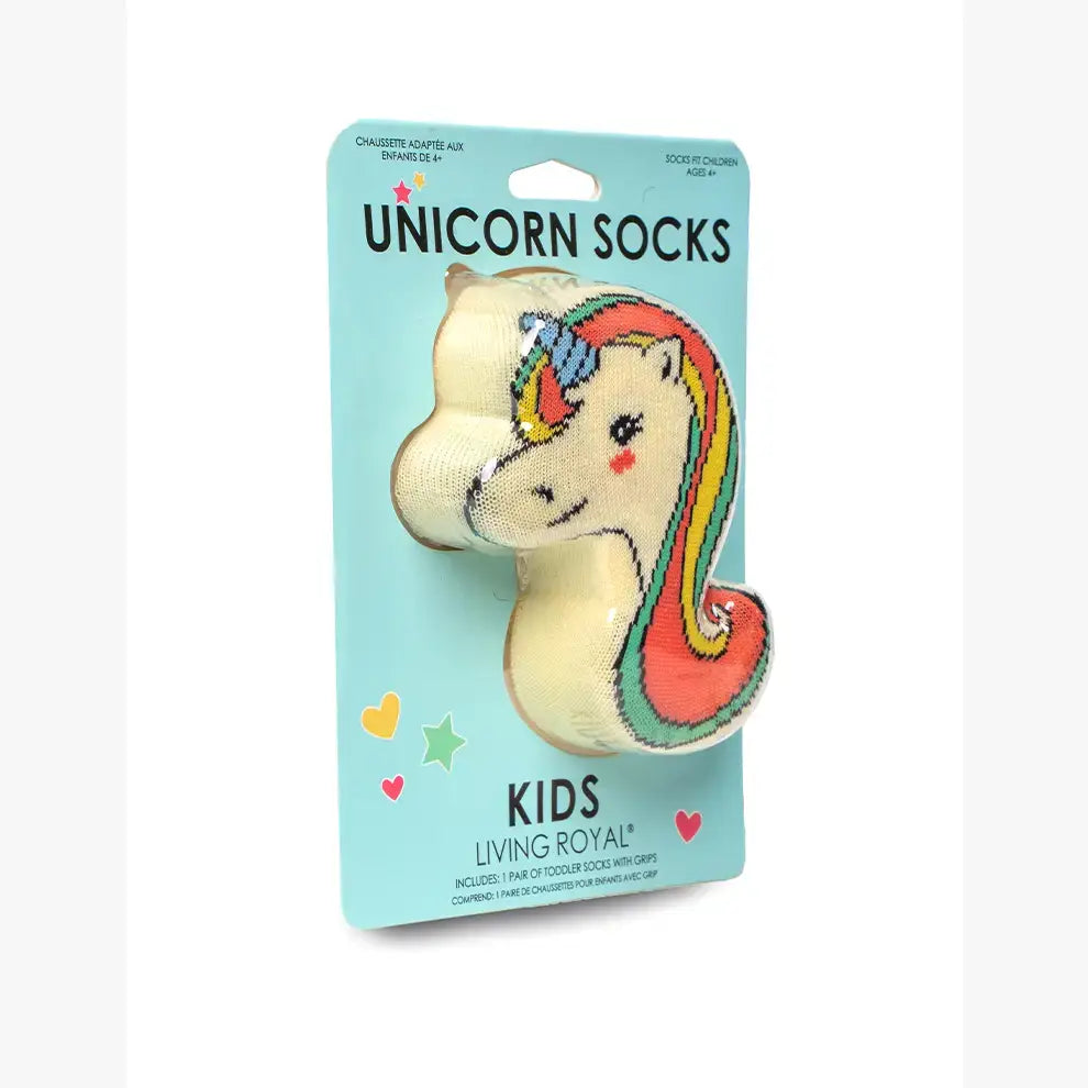 Living Royal 3D Packaged Crew Socks - Unicorn