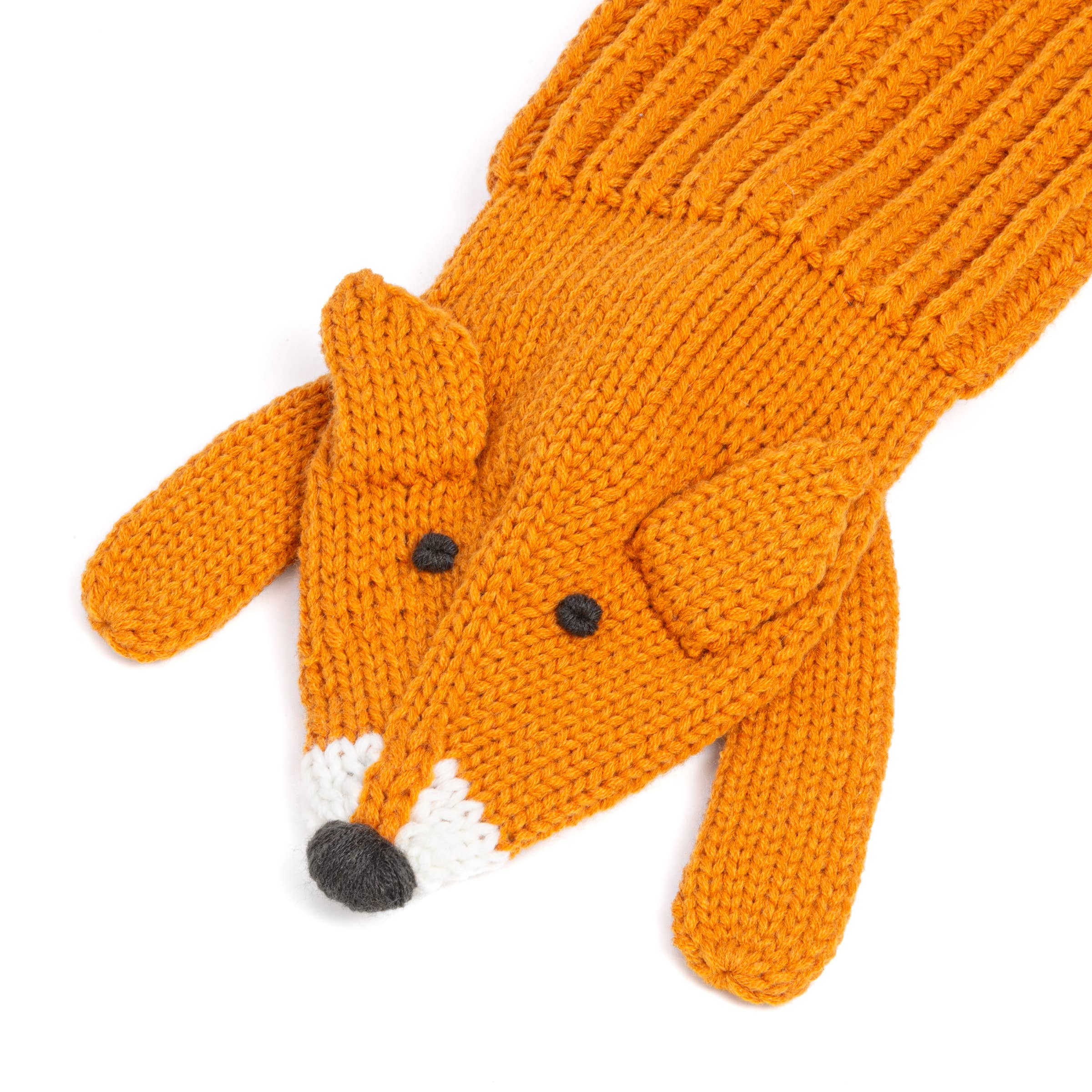 Knitted Fox Scarf