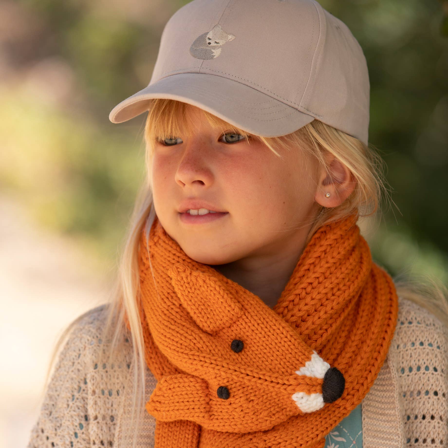 Knitted Fox Scarf