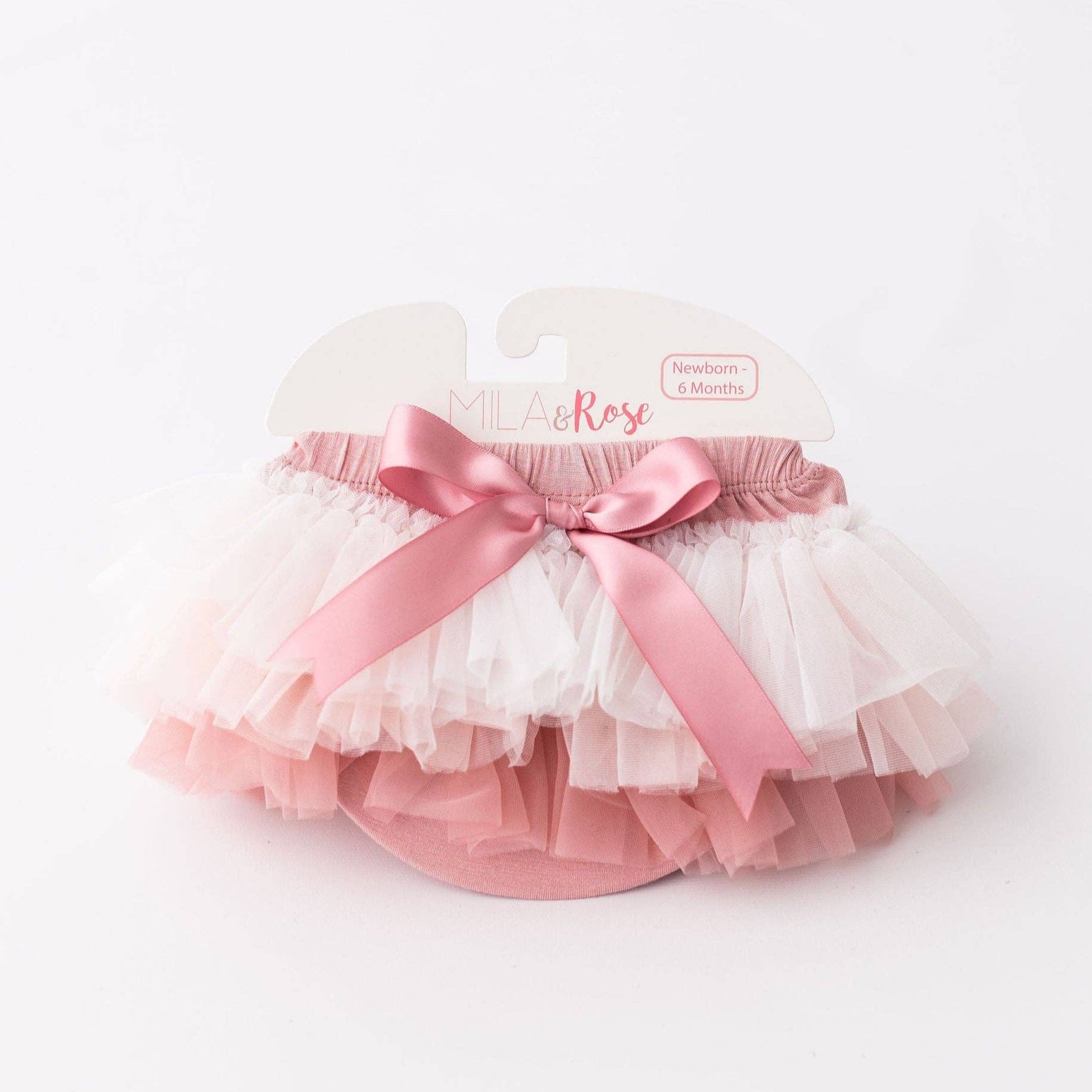 Mila & Rose Ruffle Tutu Bloomer - Vintage Pink Ombre