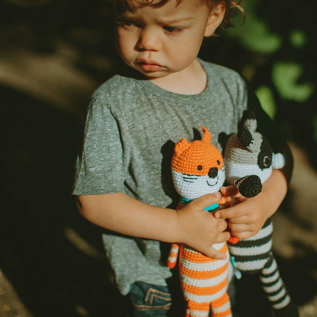 Pebble - Friendly Fox - Woodland-Themed Stuffed Animal