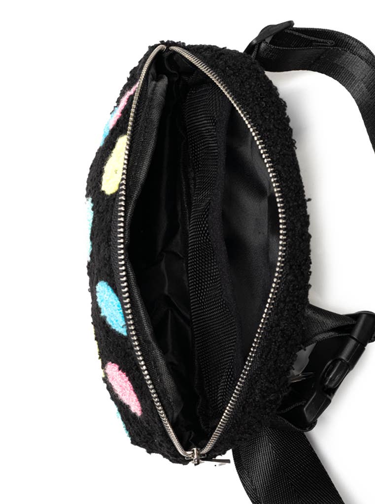 Living Royal Adjustable Belt Bag - Multi-Colored Happy Faces