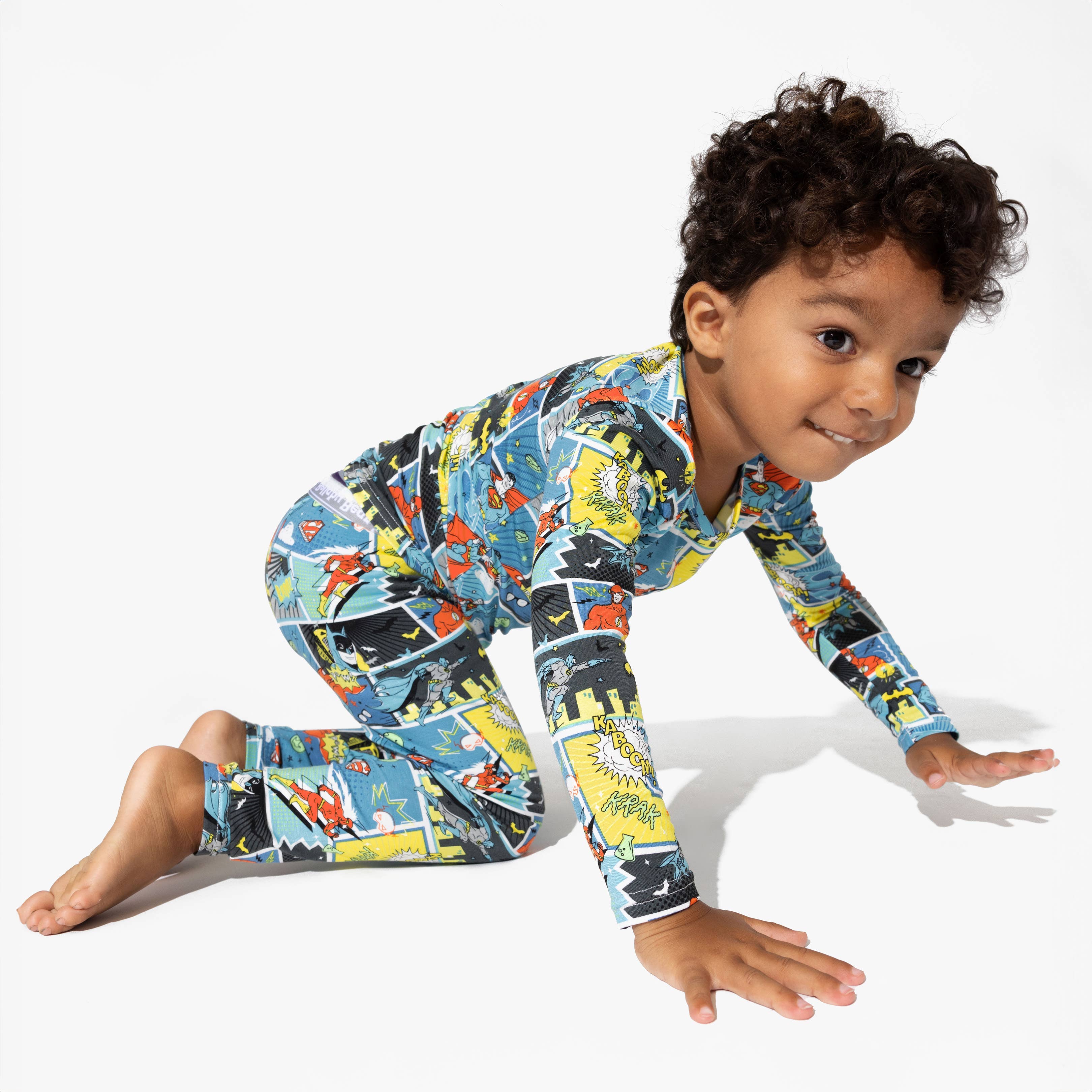 Bellabu Bear - Justice League Heroes Bamboo Kids Pajamas