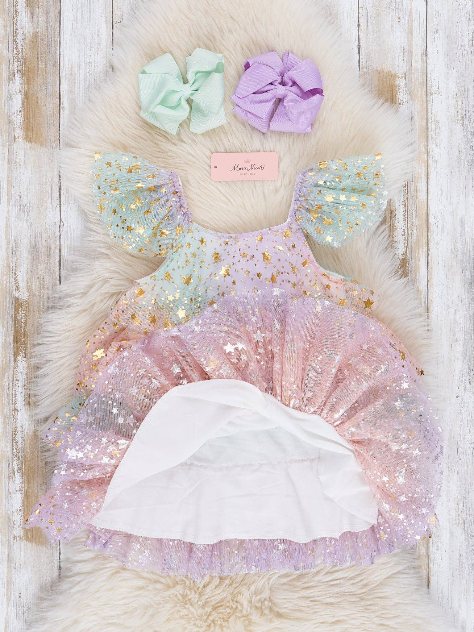 Fairy Sparkles Tiered Tulle Dress