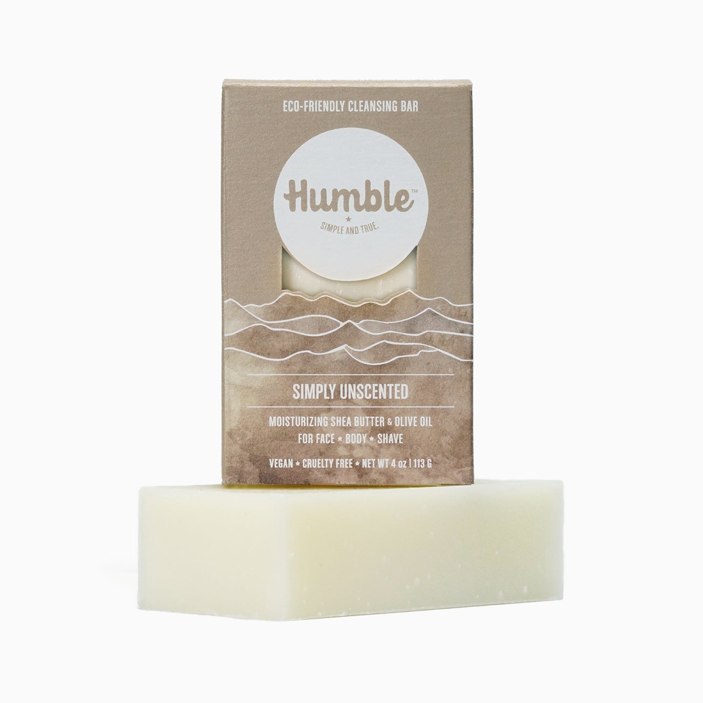 Humble Eco Friendly Cleansing Bar - Simply Unscented