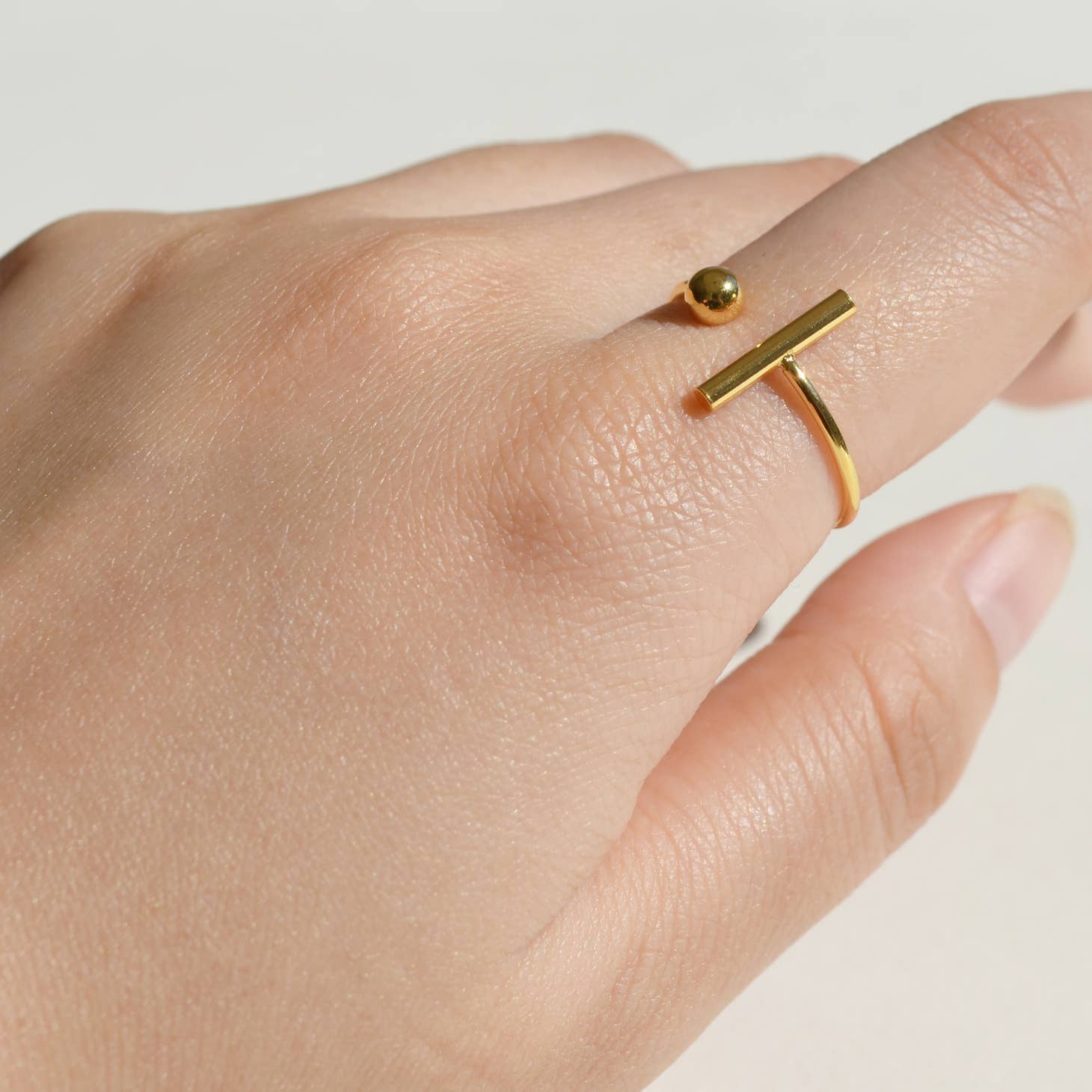 Long Bar Open Ring