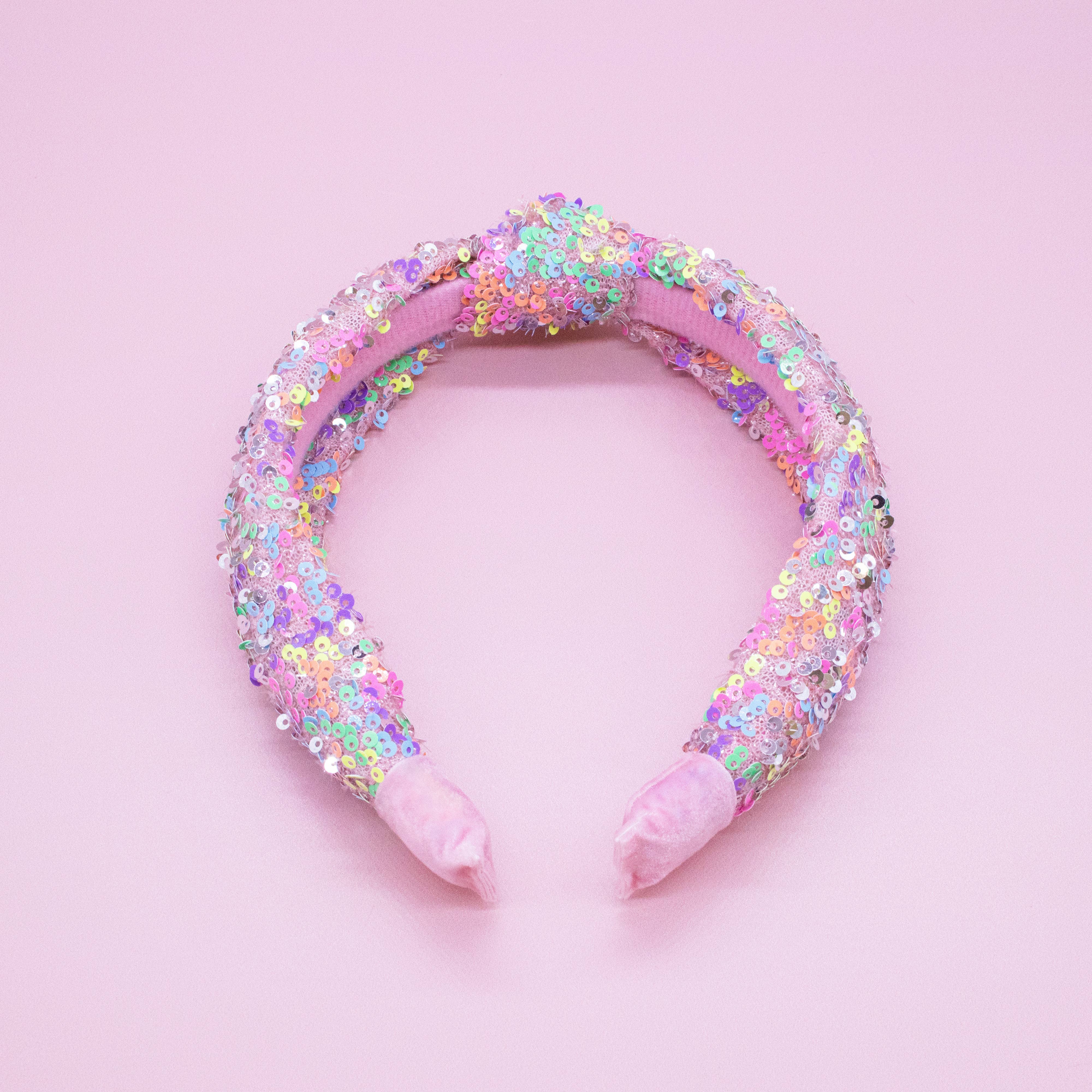 Knotted Sequin Headband