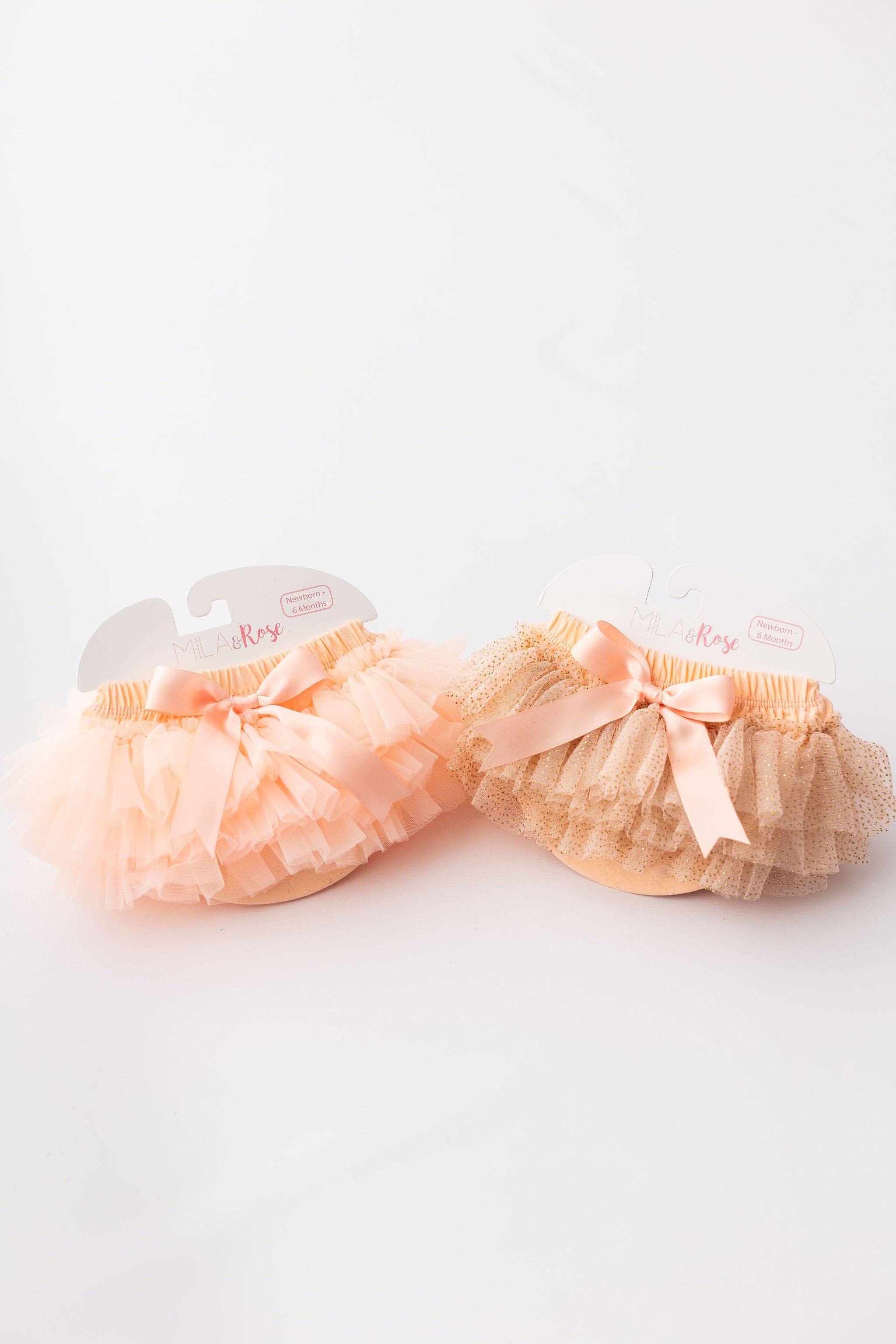 Mila & Rose Ruffle Tutu Bloomer - Peach