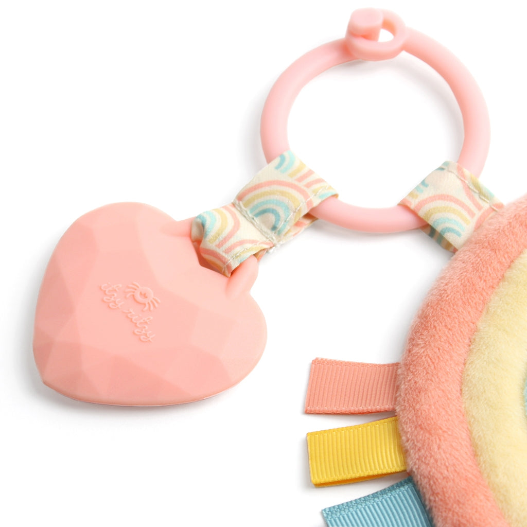 Itzy Ritzy Itzy Pal™ Plush + Teether - Rainbow