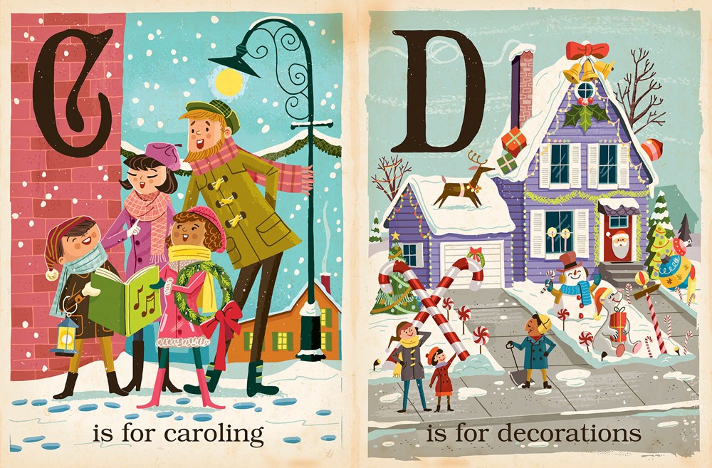 S is for Santa - Board Book