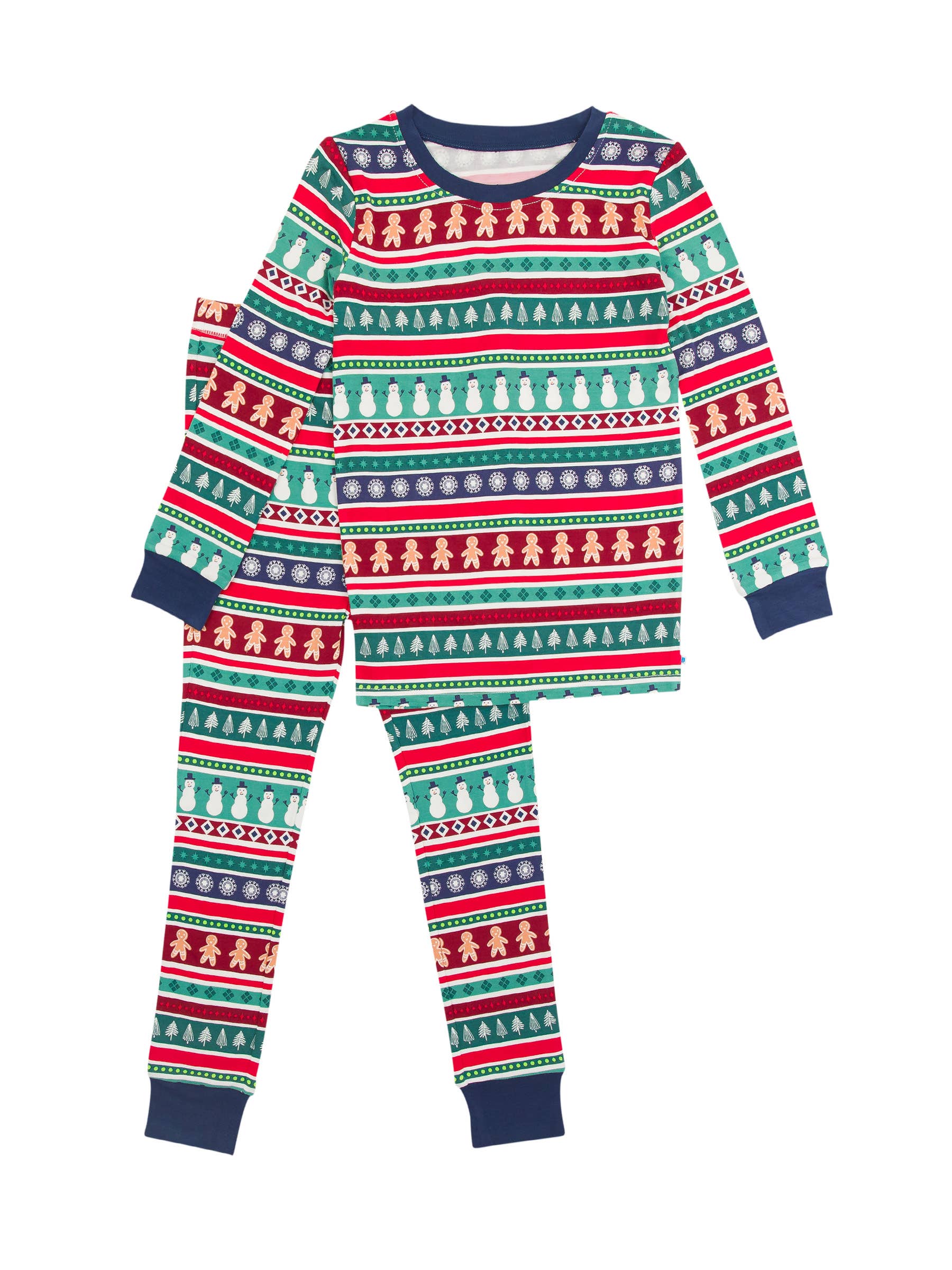 RuggedButts - Fair Isle Friends Bamboo Long Sleeve Pajama Set