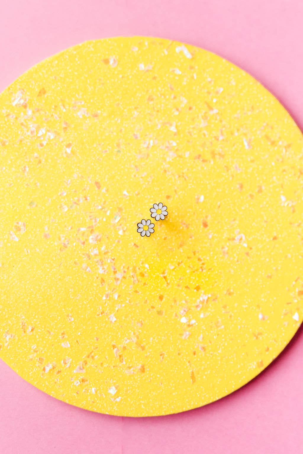 Desert Peach - Daisy Stud Earrings