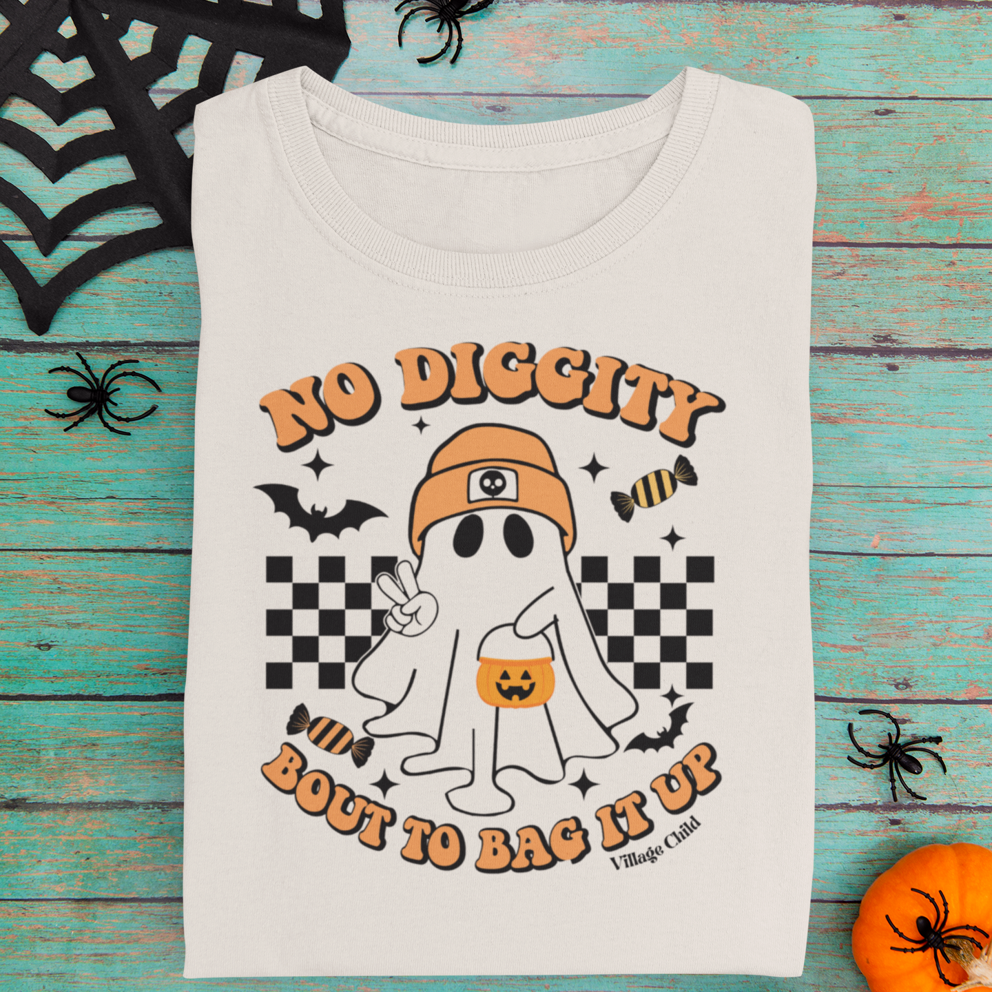 Village Child Hand Pressed Graphic Tee - No Diggity