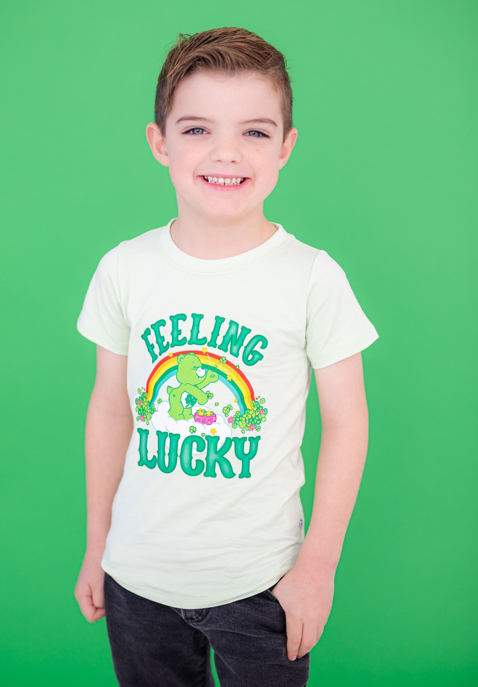 Birdie Bean Graphic T-Shirt - Care Bears™ Feeling Lucky (Final Sale)