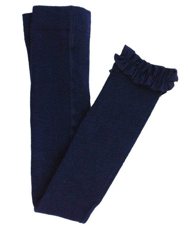 Ruffle Butts Footless Ruffle Tights - Navy (Final Sale)