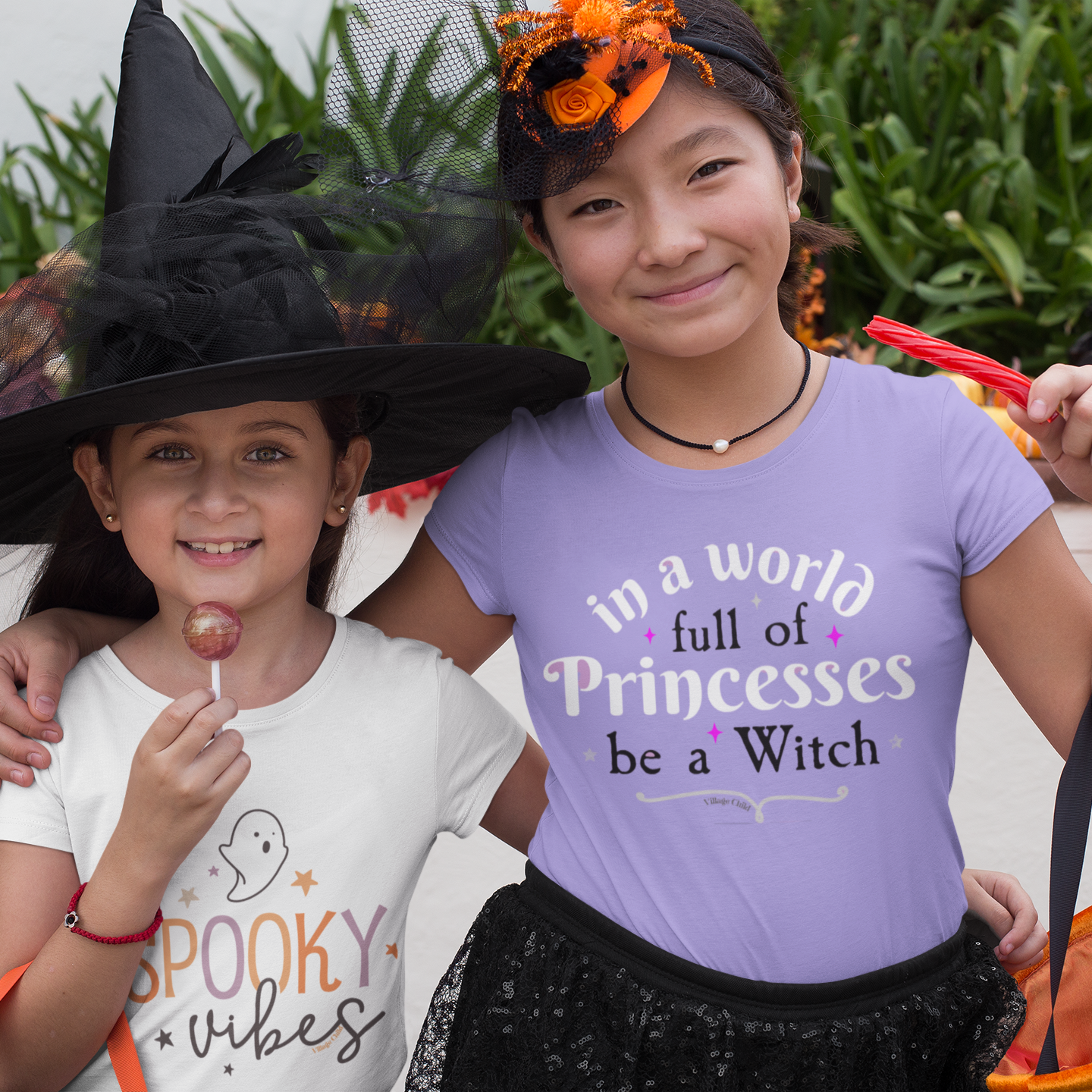 Village Child Hand Pressed Graphic Tee - In A World Full of Princesses, Be a Witch