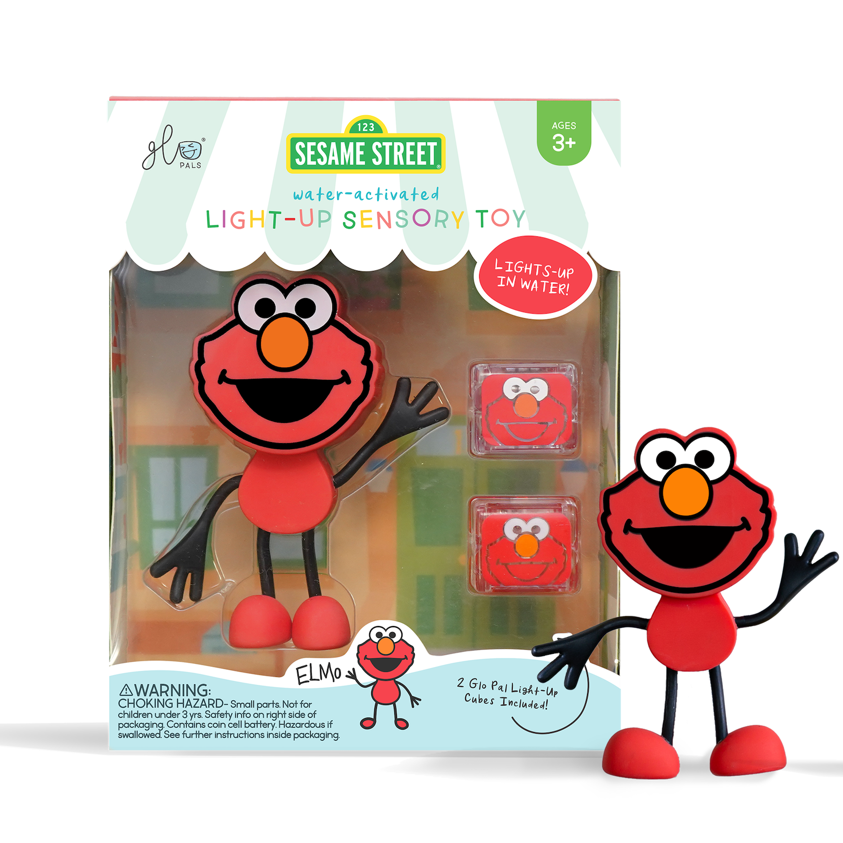 Glo Pals Light-Up Sensory Toy - Sesame Street Elmo