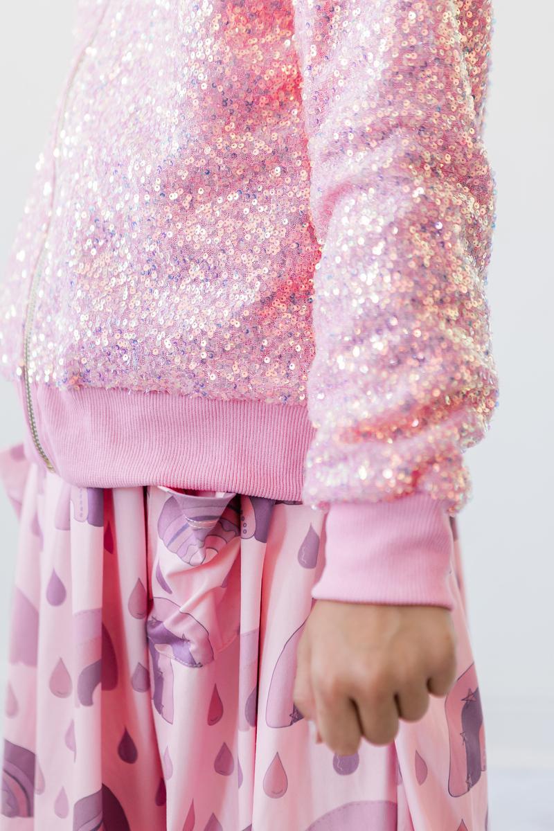 Mila & Rose Sequin Jacket - Bubblegum