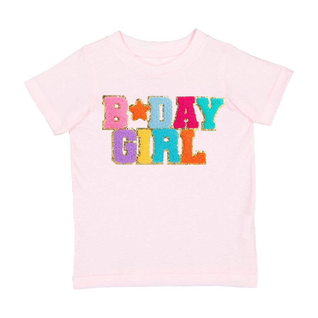 Sweet Wink Birthday Girl Patch T-Shirt