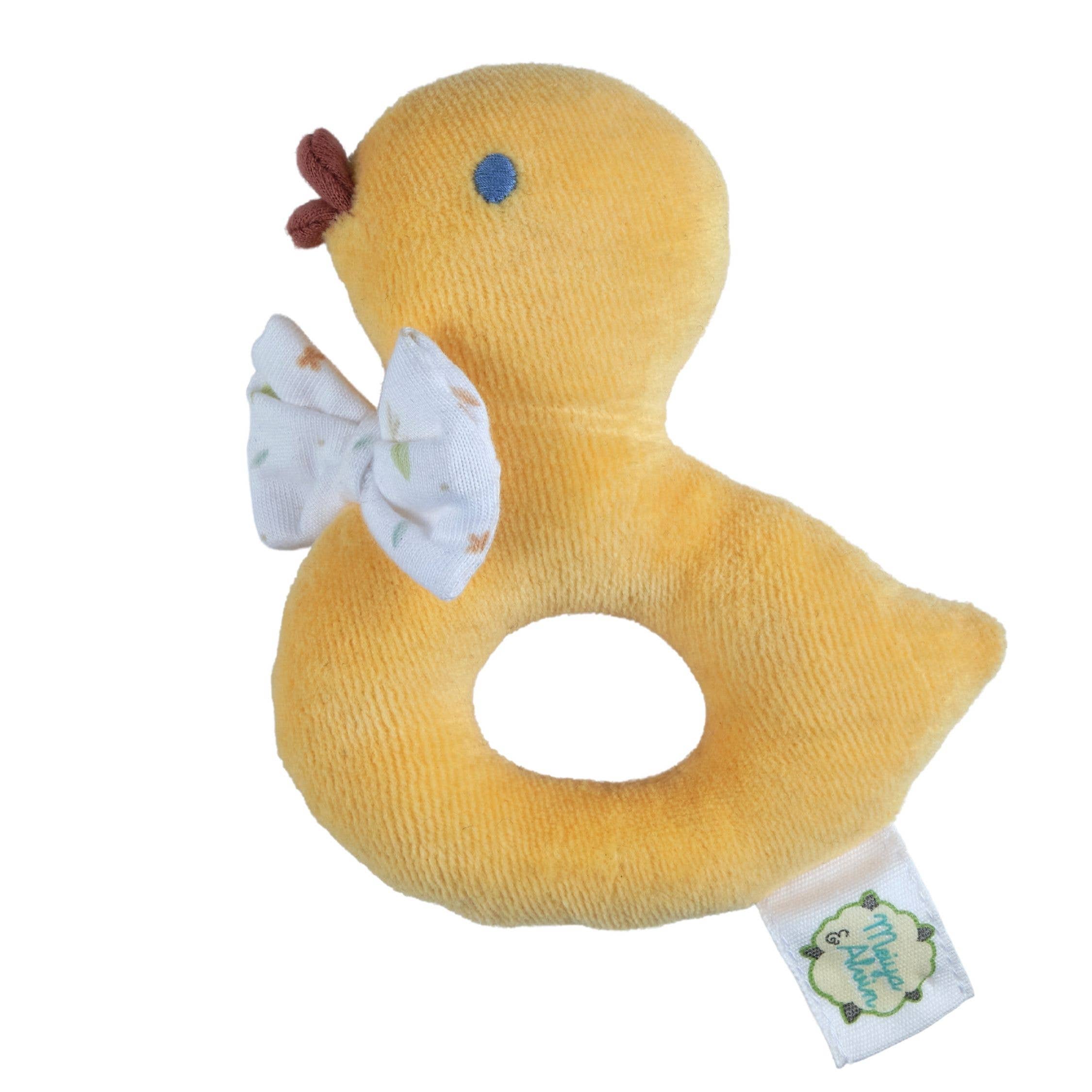 Tikiri Toys - Tara the Duck Organic Fabric Rattle