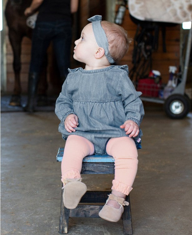 Baby Pink Frill Legging Set – Little Leggs